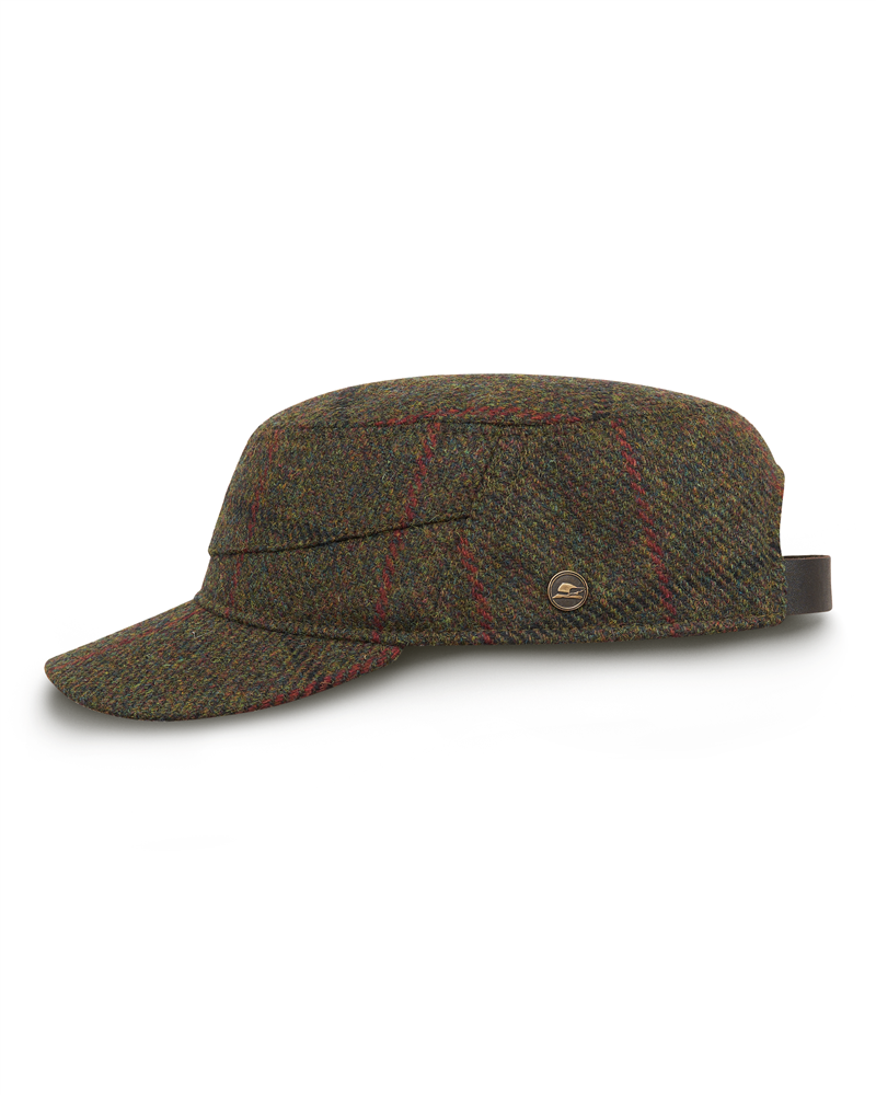 Khaki - red check